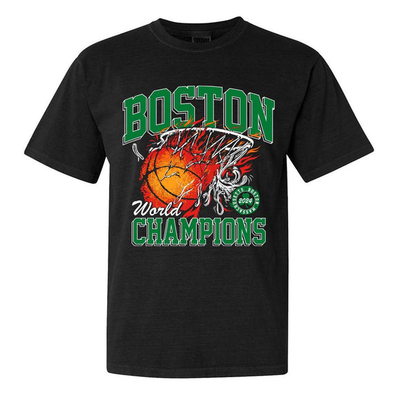 Boston World Champions Tee-T-Shirts-Barstool Sports-Black-S-Barstool Sports