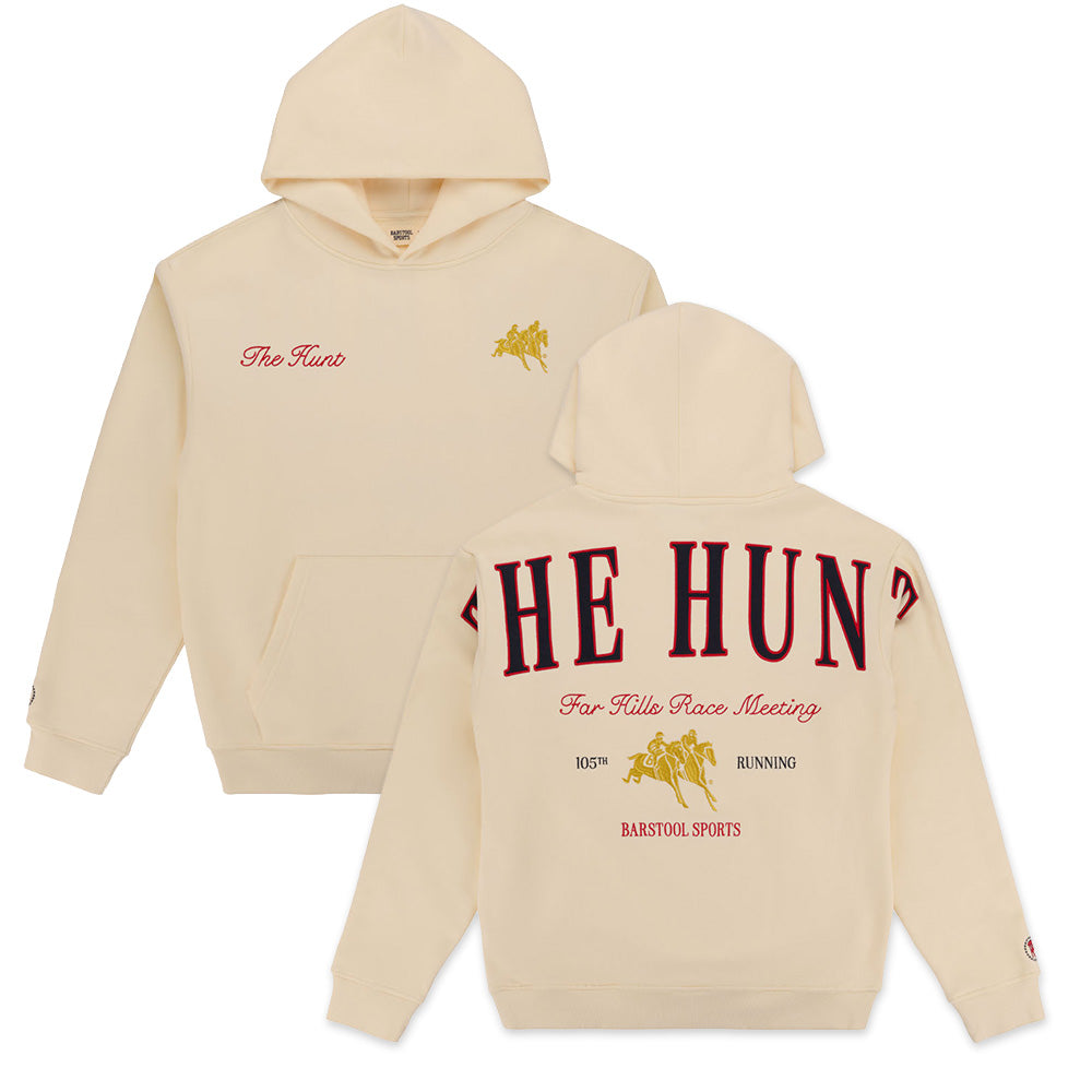 The Hunt x Barstool Sports Oversized Text Hoodie-Hoodies & Sweatshirts-Barstool Sports-Ivory-S-Barstool Sports