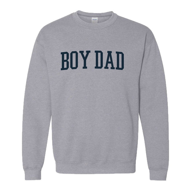 Boy Dad Crewneck-Crewnecks-Son of a Boy Dad-Grey-S-Barstool Sports