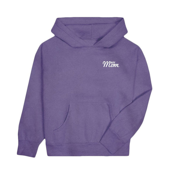 Boy Mom Premium Hoodie-Hoodies & Sweatshirts-Bussin With The Boys-Purple-XS-Barstool Sports