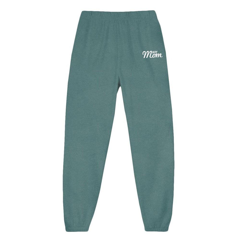 Boy Mom Premium Sweatpants-Sweatpants-Barstool Sports-Green-XS-Barstool Sports