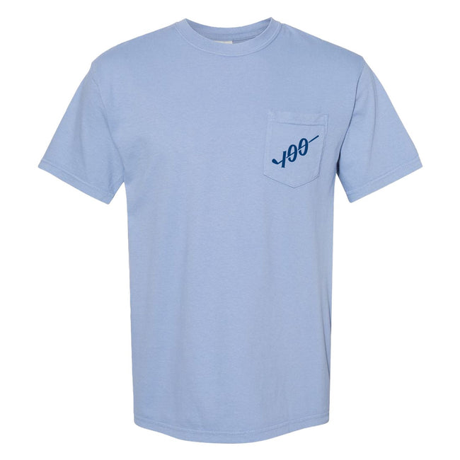 Breaking 100 Pocket Tee-T-Shirts-Fore Play-Blue-S-Barstool Sports