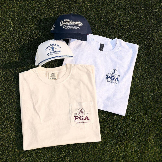PGA Championship x Barstool Golf Aronimink Golf Club Pocket Tee-T-Shirts-Fore Play-Barstool Sports