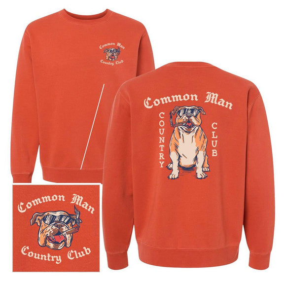 Common Man Country Club Crewneck II-Crewnecks-Fore Play-Orange-S-Barstool Sports