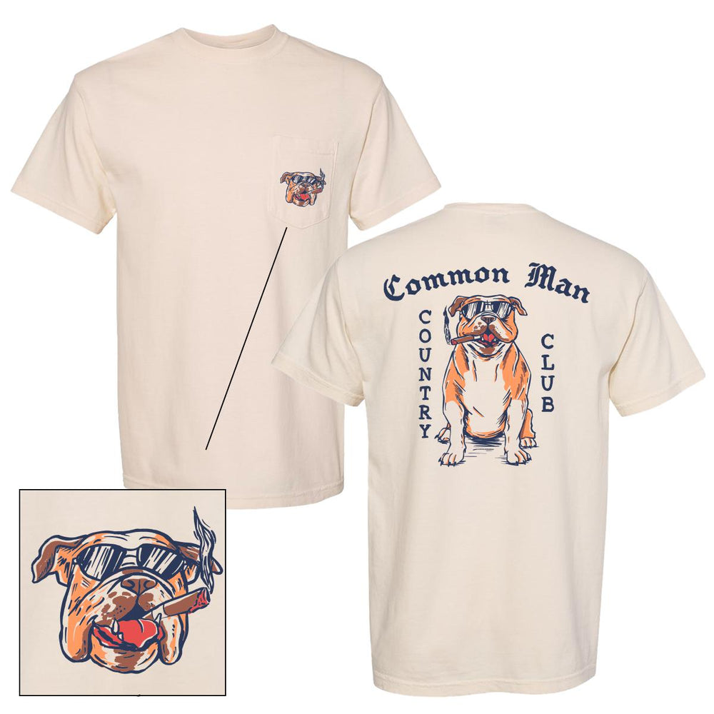 Common Man Country Club Pocket Tee II-T-Shirts-Fore Play-Ivory-S-Barstool Sports
