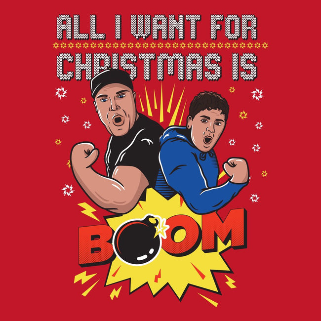 All I Want For Christmas is BOOM Ugly Sweater-Ugly Sweaters-Barstool Sports-Barstool Sports