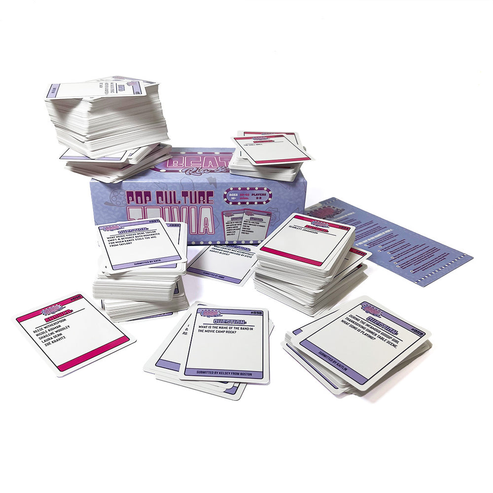 Beat Ria and Fran Card Game-Accessories-Chicks in the Office-Purple-One Size-Barstool Sports