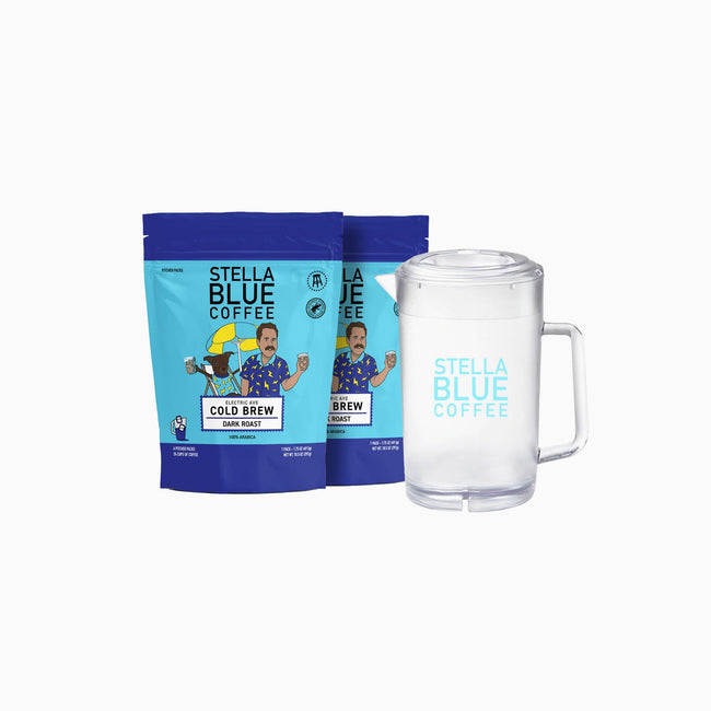 Cold Brew Pitcher Bundle-Coffee-Stella Blue Coffee-Barstool Sports
