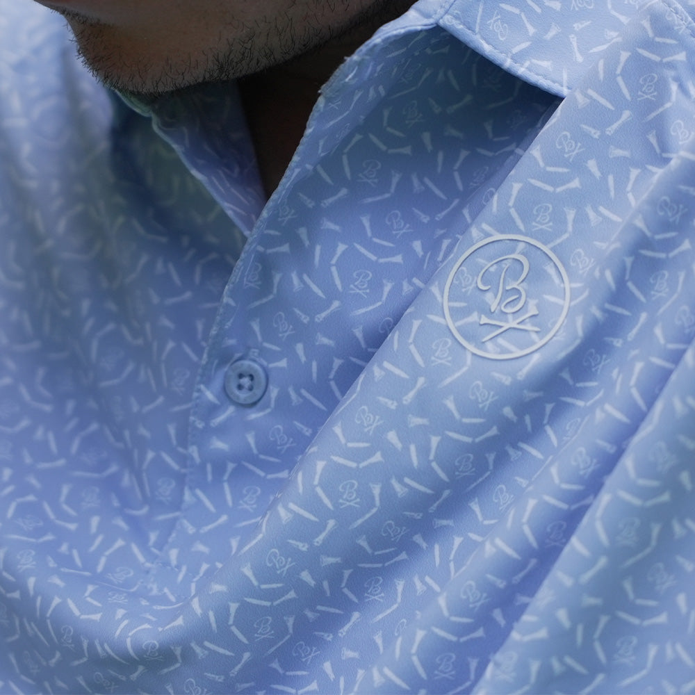 Barstool Golf Broken Tees Raglan Polo-Polos-Fore Play-Barstool Sports