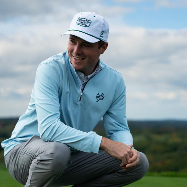 Golf Dad Performance Quarter Zip-Pullovers-Fore Play-Barstool Sports