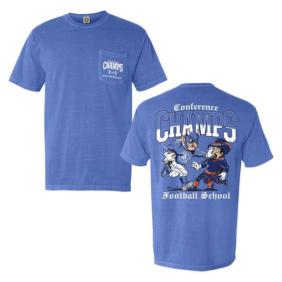 Conference Champs Stiff Arm Pocket Tee-T-Shirts-Barstool U-Barstool Sports