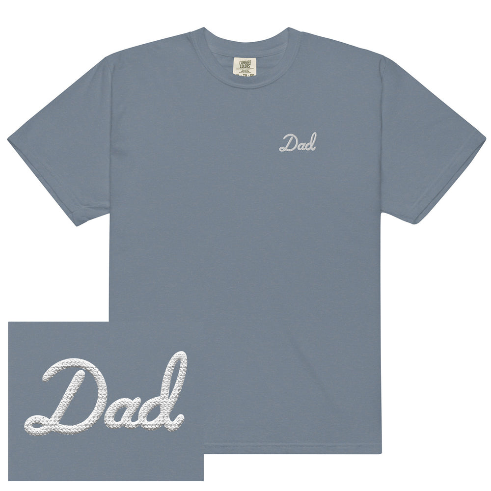 Dad Embroidered Tee-T-Shirts-Bussin With The Boys-Blue Jean-S-Barstool Sports