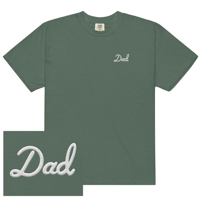 Dad Embroidered Tee-T-Shirts-Bussin With The Boys-Blue Spruce-S-Barstool Sports