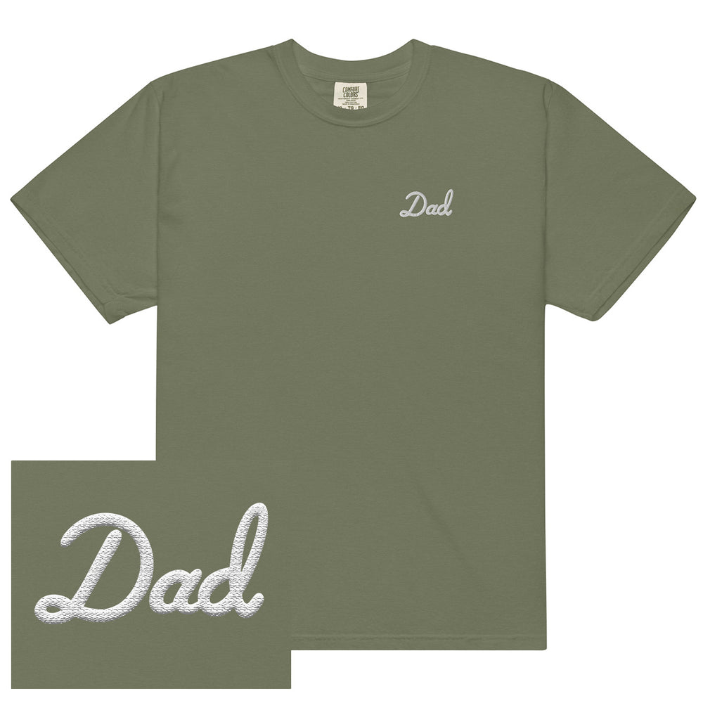 Dad Embroidered Tee-T-Shirts-Bussin With The Boys-Moss-S-Barstool Sports