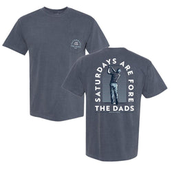 Saturdays Are Fore The Dads Golfer Pocket Tee-T-Shirts-SAFTB-Navy-S-Barstool Sports