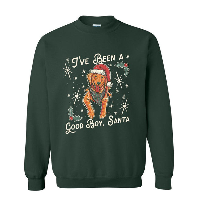 Good Boy Ugly Sweater-Ugly Sweaters-Barstool Outdoors-Green-S-Barstool Sports