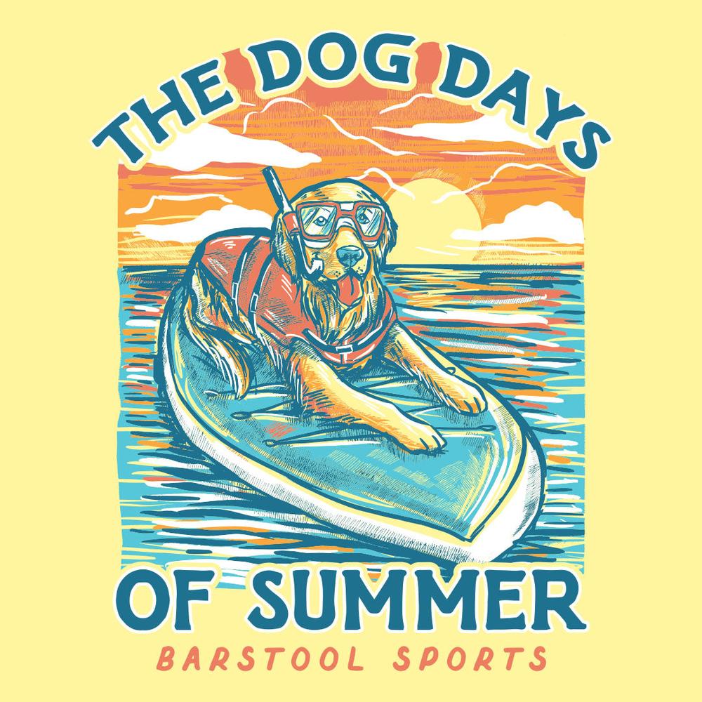 Dog Days Of Summer Pocket Tee-T-Shirts-Barstool Sports-Barstool Sports