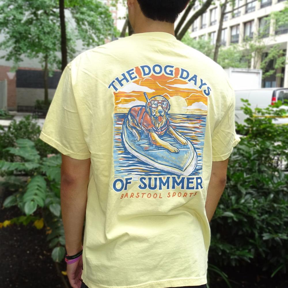 Dog Days Of Summer Pocket Tee-T-Shirts-Barstool Sports-Barstool Sports
