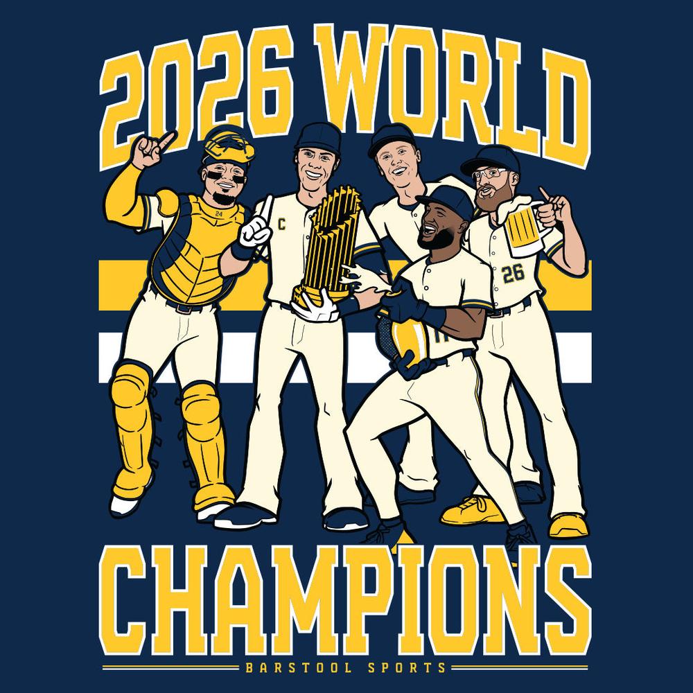 Milwaukee 2026 World Champions Hoodie-Hoodies & Sweatshirts-Barstool Sports-Barstool Sports
