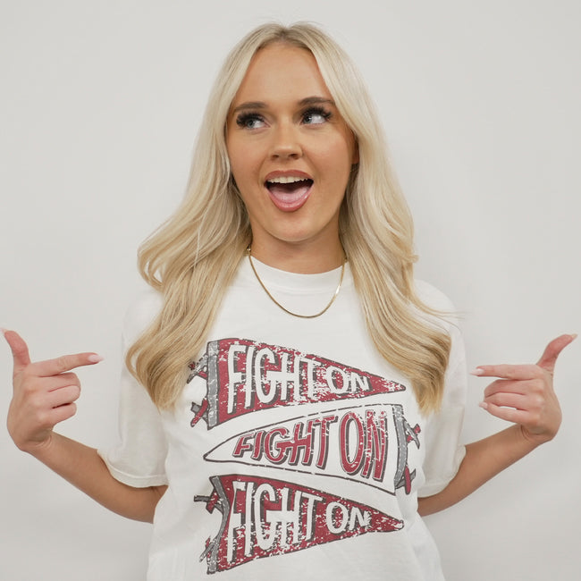 Fight On Tee-T-Shirts-It Girl-Barstool Sports