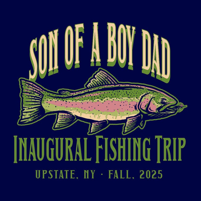 Son of a Boy Dad Fishing Trip Pocket Tee-T-Shirts-Son of a Boy Dad-Barstool Sports