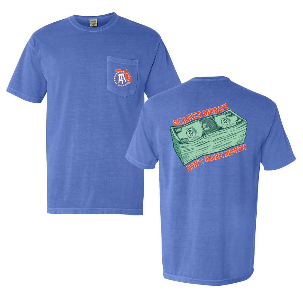 Scared Money Pocket Tee-T-Shirts-Barstool U-Blue-S-Barstool Sports