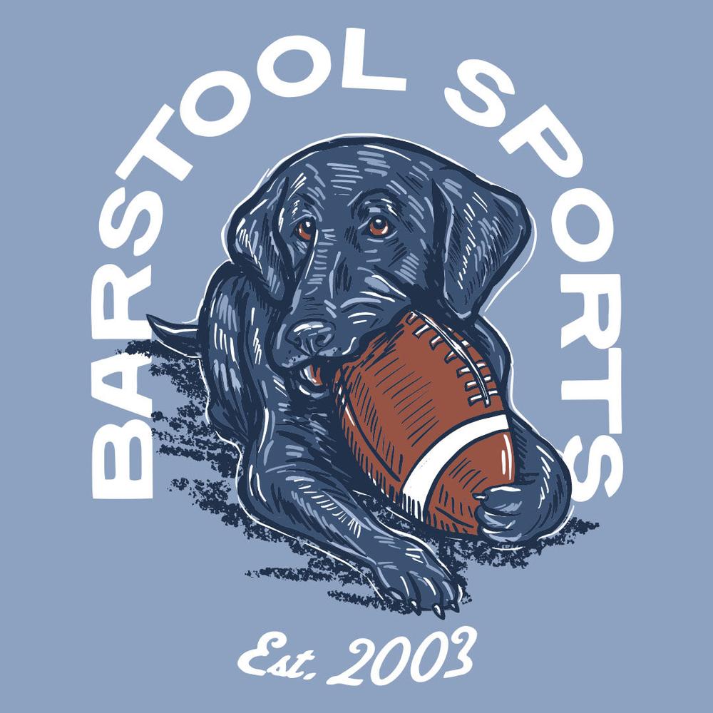 Barstool Football Dog Tee-T-Shirts-Barstool Sports-Barstool Sports