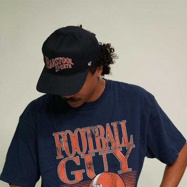 Football Guy Helmet Tee-T-Shirts-Pardon My Take-Barstool Sports