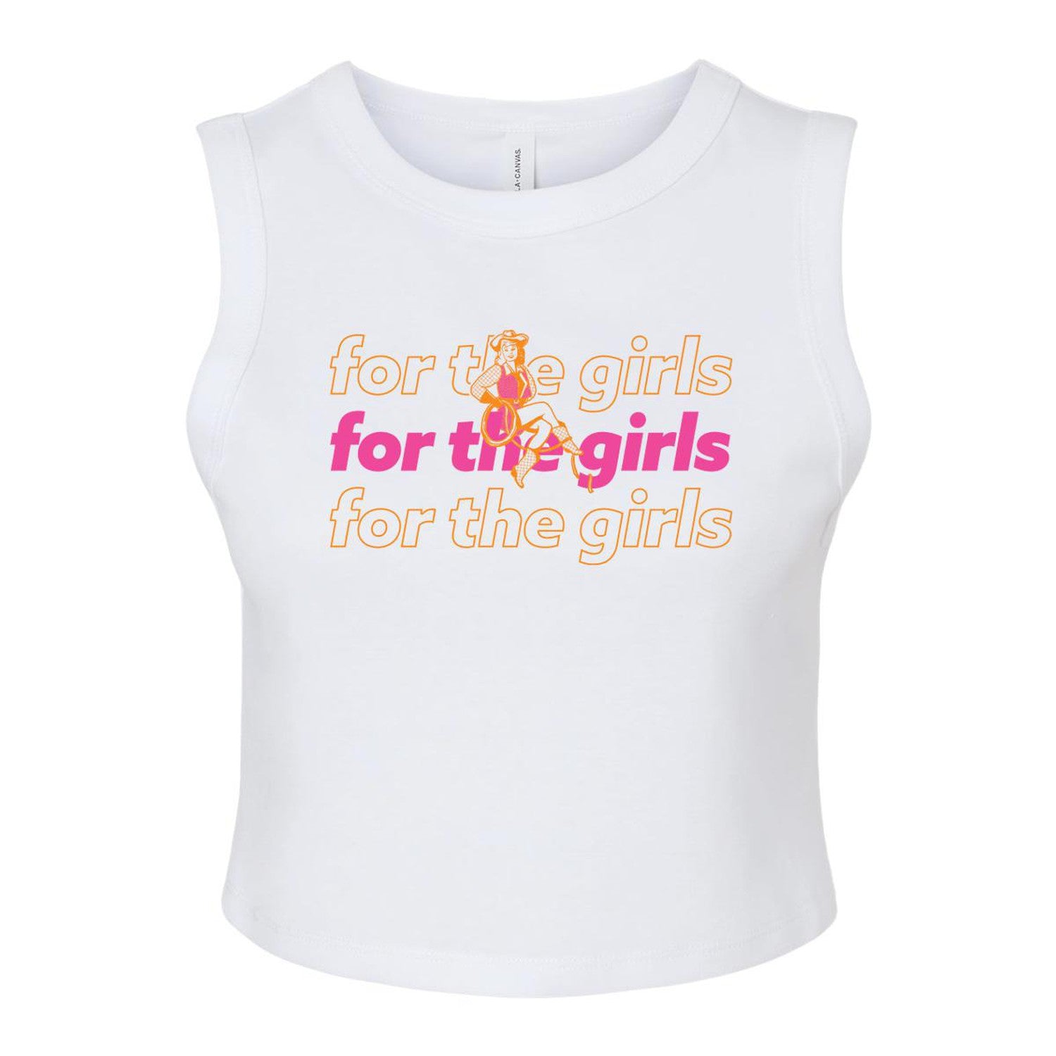 For The Girls Cowgirl Cropped Tank - CHICKS T-Shirts, Clothing & Merch –  Barstool Sports
