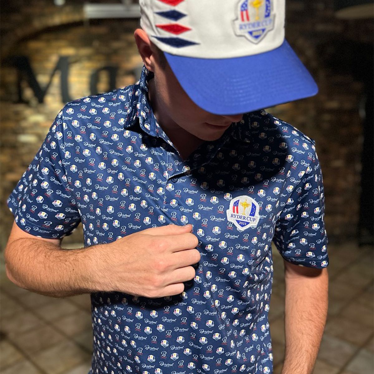 Barstool Golf x Ryder Cup Printed Polo-Polos-Fore Play-Barstool Sports