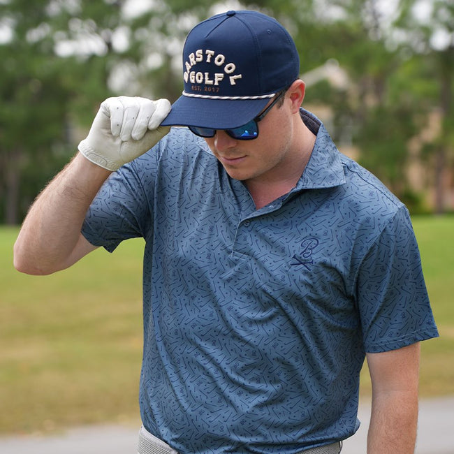 Barstool Golf Performance Printed Polo-Polos-Fore Play-Barstool Sports