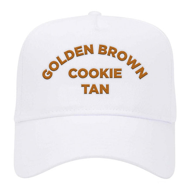 Golden Brown Cookie Tan Snapback Hat-Hats-Barstool Sports-White-One Size-Barstool Sports