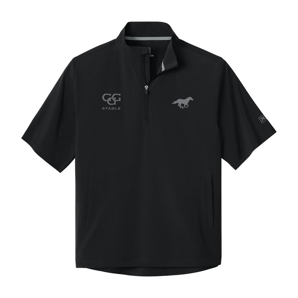 Go Go Greys Short Sleeve Quarter Zip-Pullovers-Barstool Sports-Black-S-Barstool Sports