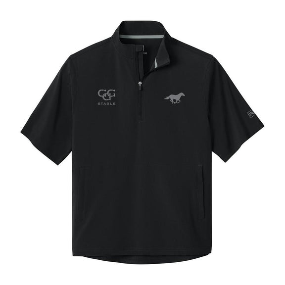 Go Go Greys Short Sleeve Quarter Zip-Pullovers-Barstool Sports-Black-S-Barstool Sports