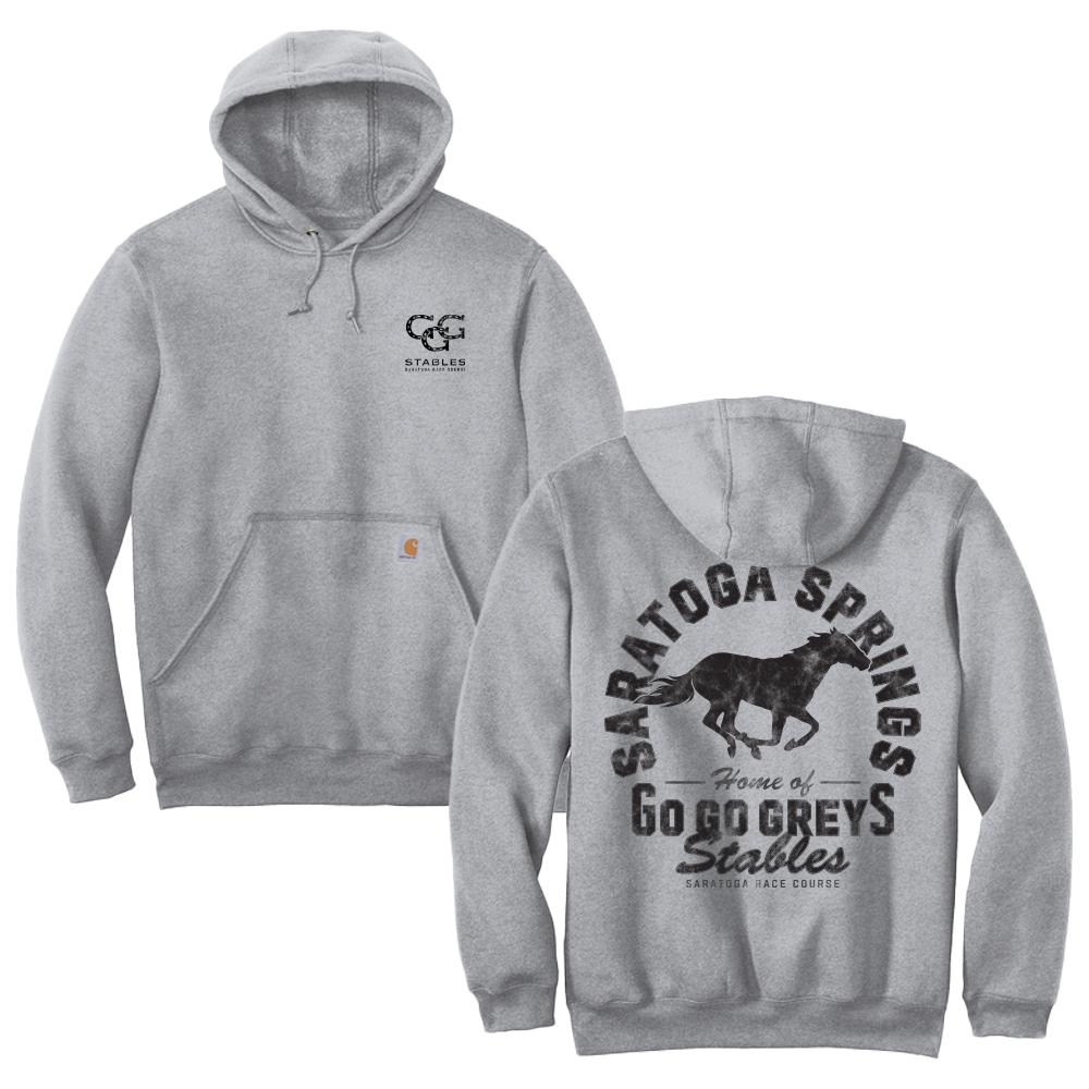 Go Go Greys x 2026 Saratoga Graphic Premium Hoodie-Hoodies & Sweatshirts-Barstool Sports-Grey-S-Barstool Sports