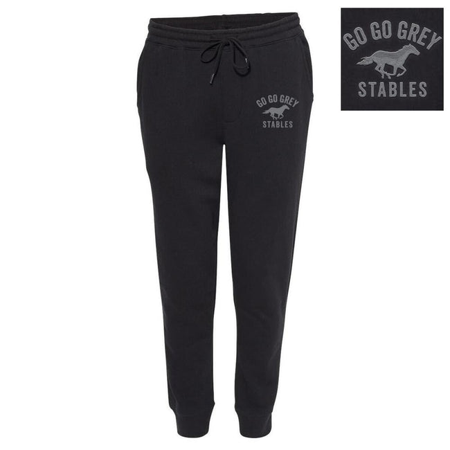 Go Go Greys Sweatpants-Sweatpants-Barstool Sports-Black-S-Barstool Sports