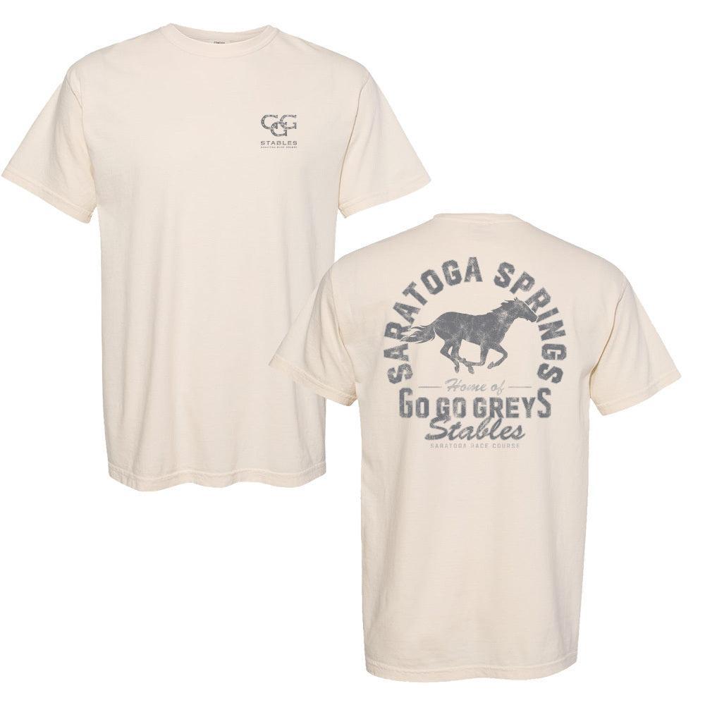 Go Go Greys x 2026 Saratoga Graphic Tee-T-Shirts-Barstool Sports-Ivory-S-Barstool Sports