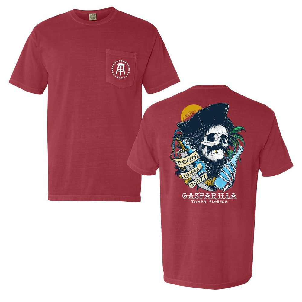 Pirate Fest 2024 Pocket Tee Barstool U TShirts & Merch Barstool Sports
