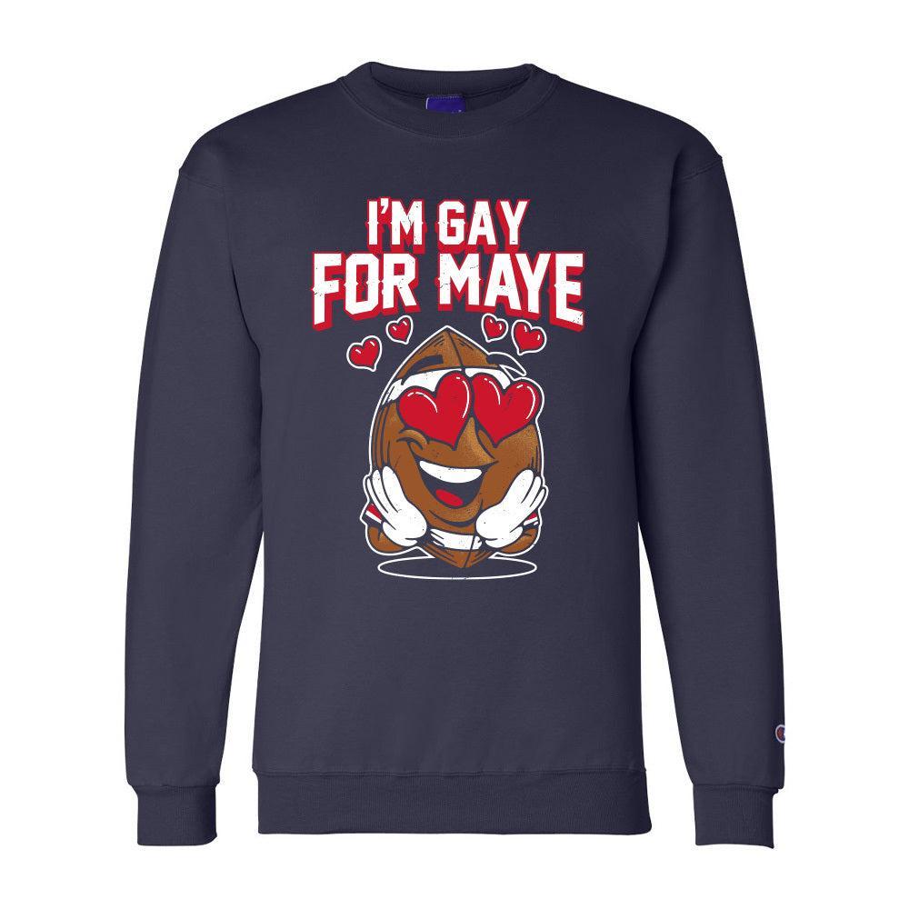 Gay For Maye Crewneck-Crewnecks-Barstool Sports-Barstool Sports