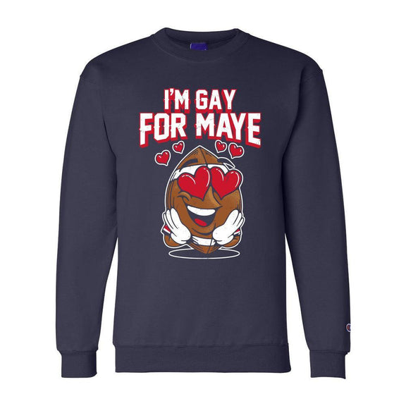 Gay For Maye Crewneck-Crewnecks-Barstool Sports-Barstool Sports