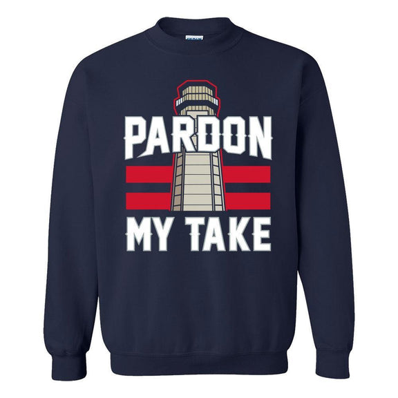 PMT Lighthouse Crewneck-Crewnecks-Pardon My Take-Navy-S-Barstool Sports