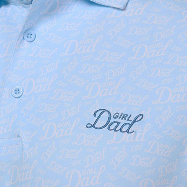 Girl Dad Printed Polo-Polos-Barstool Sports-Barstool Sports