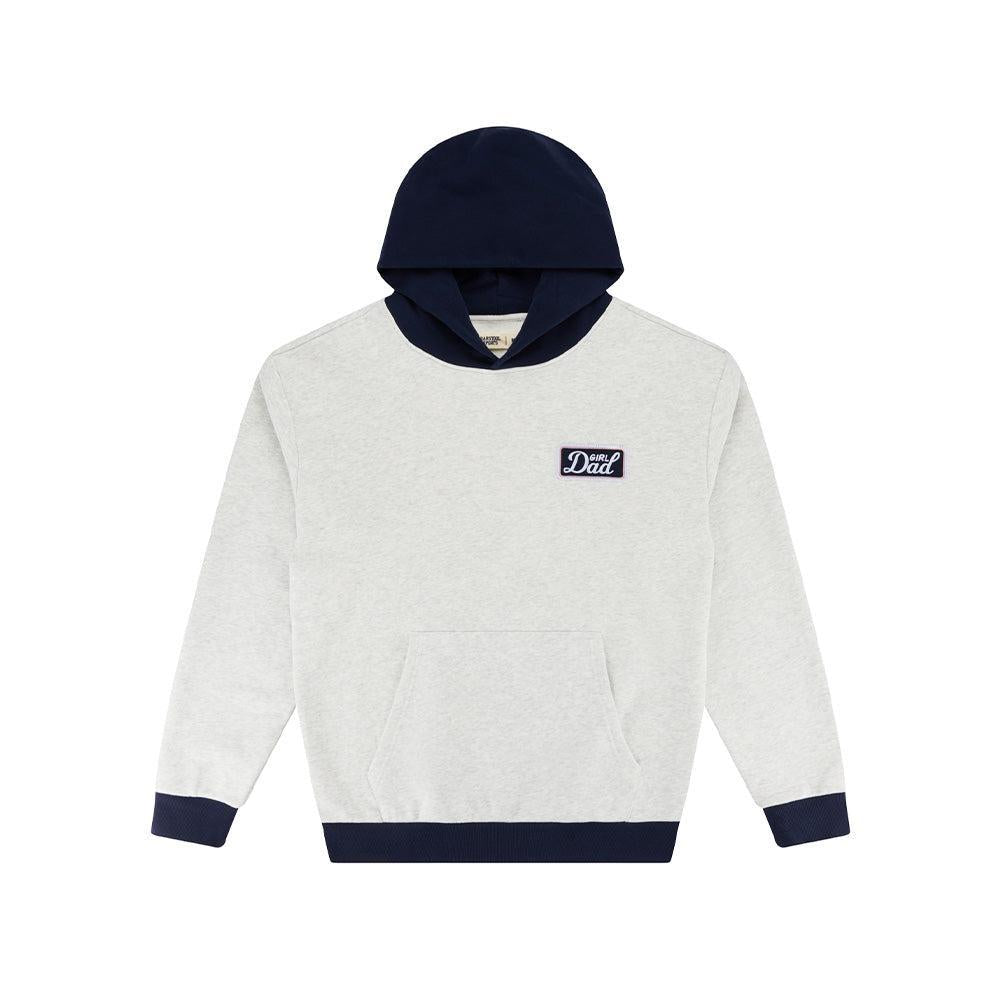 Girl Dad Patch Hoodie-Hoodies & Sweatshirts-Barstool Sports-Grey-S-Barstool Sports
