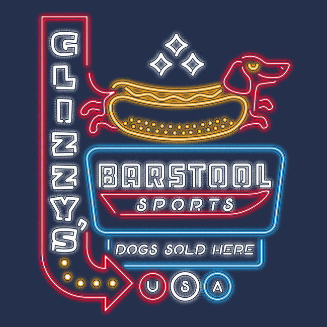 Glizzy Neon Sign Pocket Tee-T-Shirts-Barstool Sports-Barstool Sports