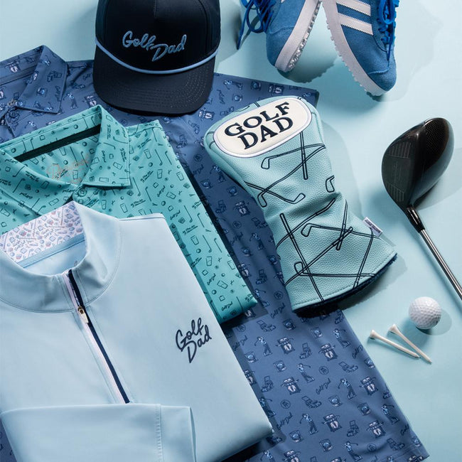 Golf Dad Performance Quarter Zip-Pullovers-Fore Play-Barstool Sports