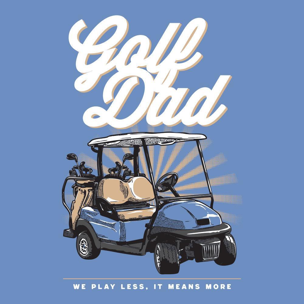 Golf Dad Golf Cart Pocket Tee-T-Shirts-Fore Play-Barstool Sports