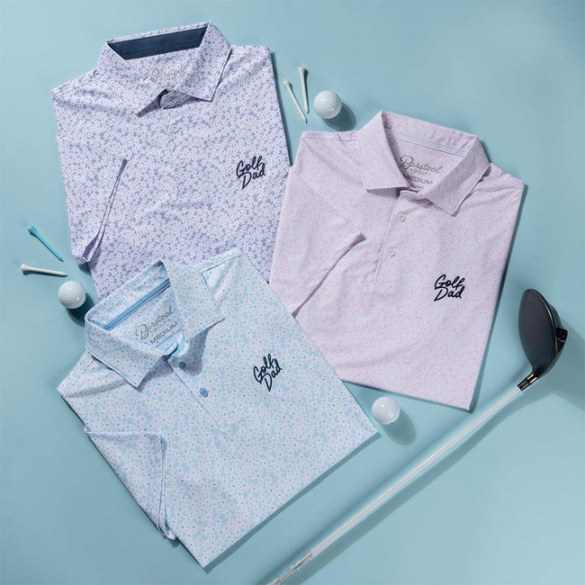 Golf Dad Printed Polo-Polos-Fore Play-Barstool Sports
