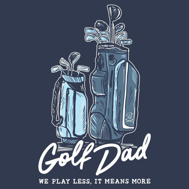 Golf Dad Bags Pocket Tee-T-Shirts-Fore Play-Barstool Sports