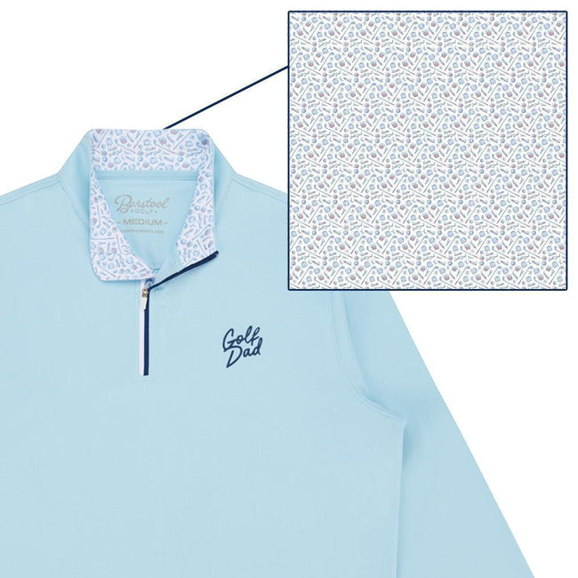 Golf Dad Performance Quarter Zip-Pullovers-Fore Play-Barstool Sports