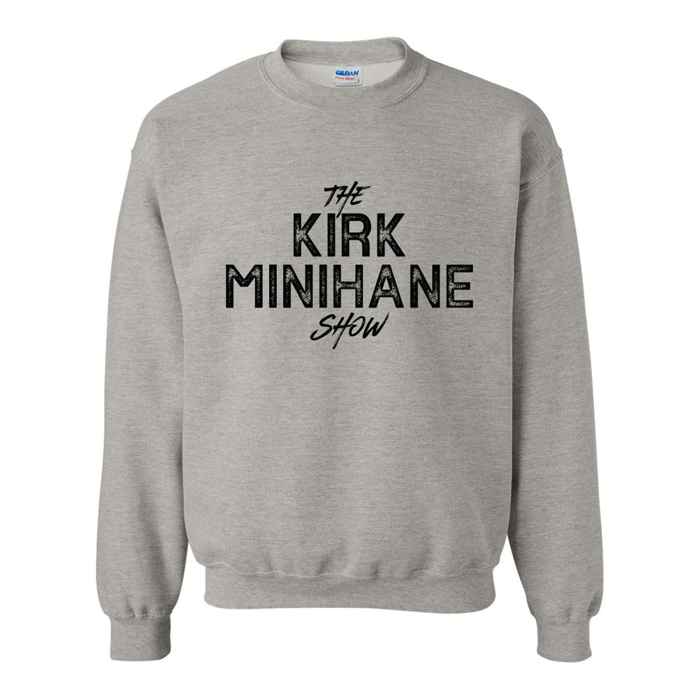 The Kirk Minihane Show Crewneck-Crewnecks-The Kirk Minihane Show-Grey-S-Barstool Sports